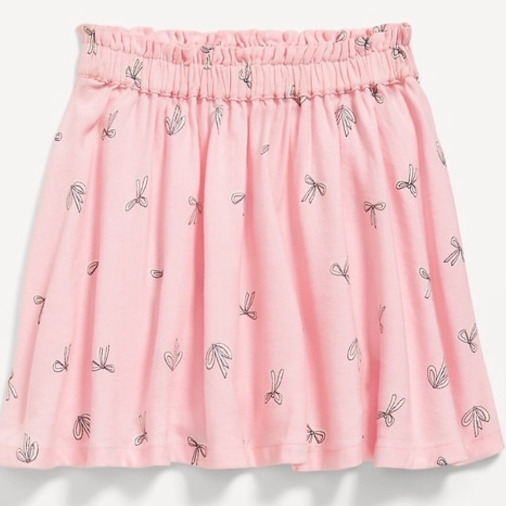 🧡15 for $20🧡 Old Navy Little Girl Pink Bow Ruffle waist skirt| 18-24 months
